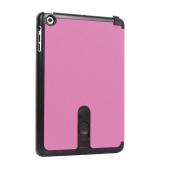 Multifunctional sound enhance stand PU leather case for iPad mini